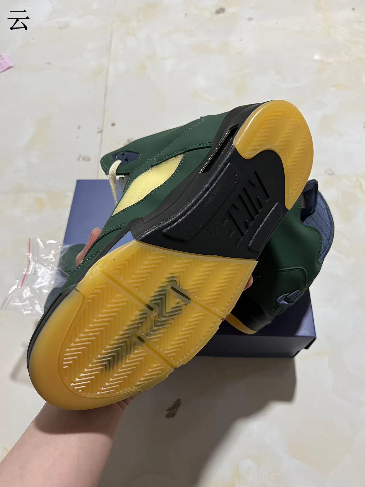 AIR JORDAN 5 “NAVY GREEN”