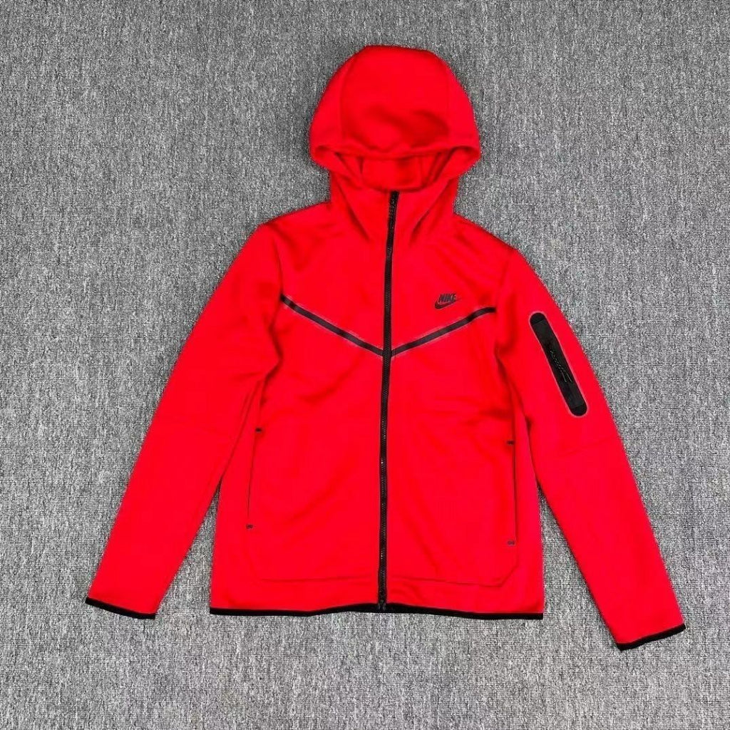 NIKE TECH FLEECE ROJO
