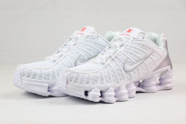 NIKE SHOX TL "WHITE METALIC SILVER"