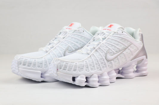 NIKE SHOX TL "WHITE METALIC SILVER"