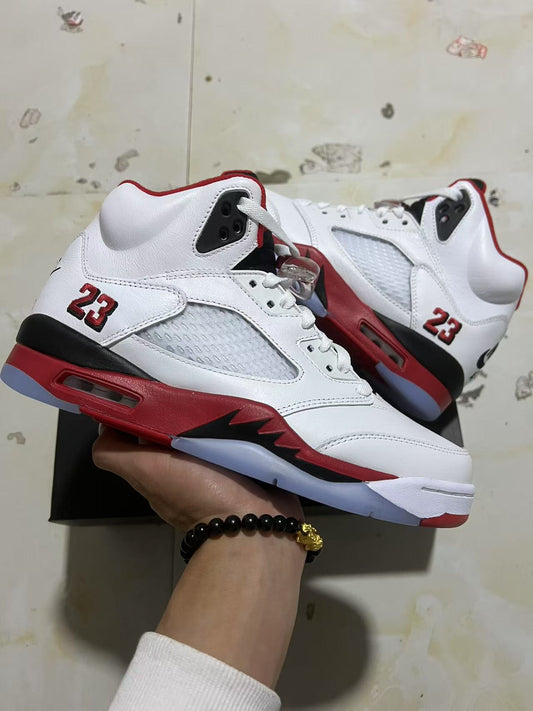 AIR JORDAN 5 “FIRE RED BLACK TONGUE”