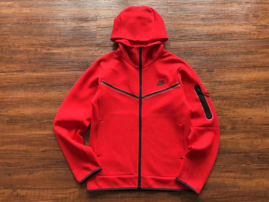 NIKE TECH FLEECE ROJO